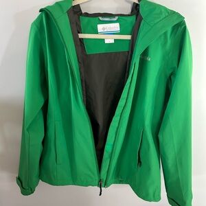 Columbia Women's Green RainJacket